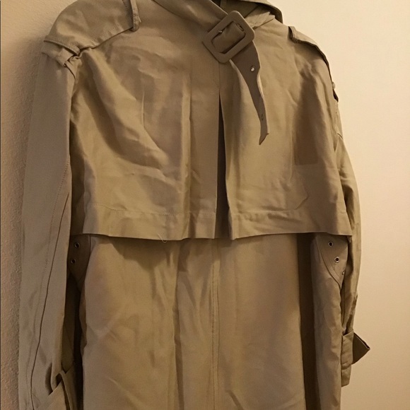 Zara Oversized Trench Coat Belted Double Breasted - Picture 6 of 7
